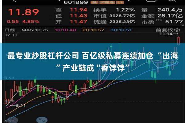 最专业炒股杠杆公司 百亿级私募连续加仓 “出海”产业链成“香饽饽”