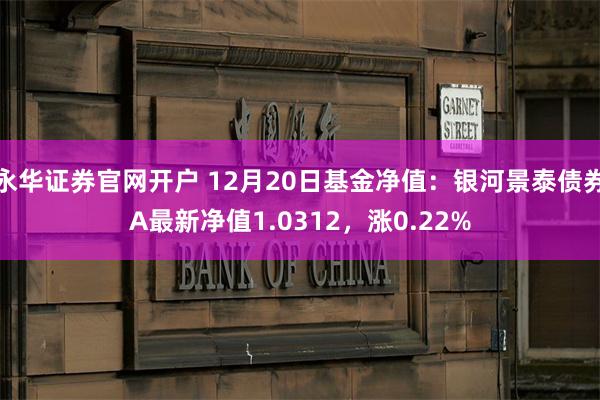 永华证券官网开户 12月20日基金净值：银河景泰债券A最新净值1.0312，涨0.22%